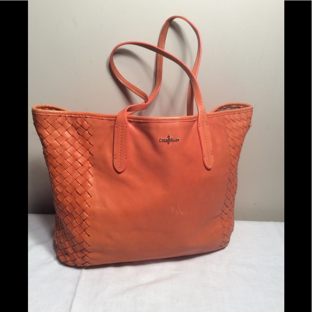 Cole haan leather tote - Picture 1 of 8